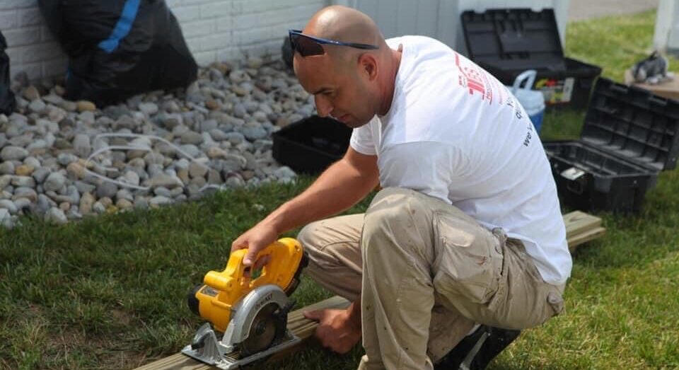 Ori in action on an OriHomeImprovement project, bringing quality and detail to every space