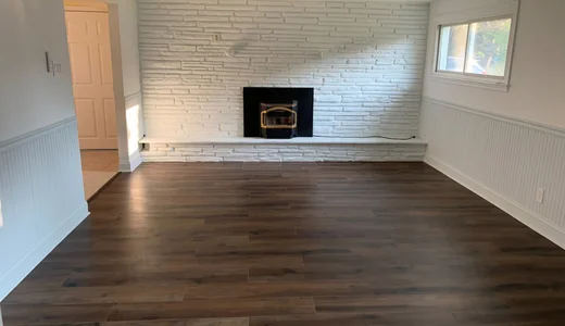 Hardwood floor renovation in New Jersey home by professional contractors