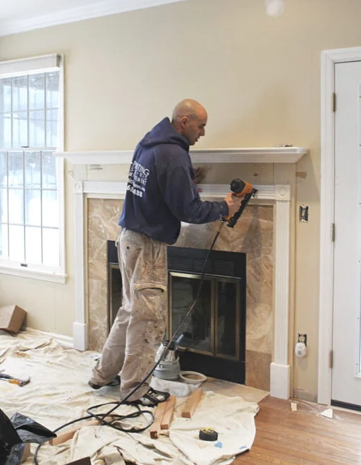 Ori Home Improvement contractor working on interior home renovation in New Jersey